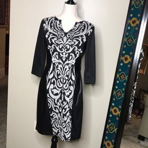 Size 6 Faux Leather Dress NWOT